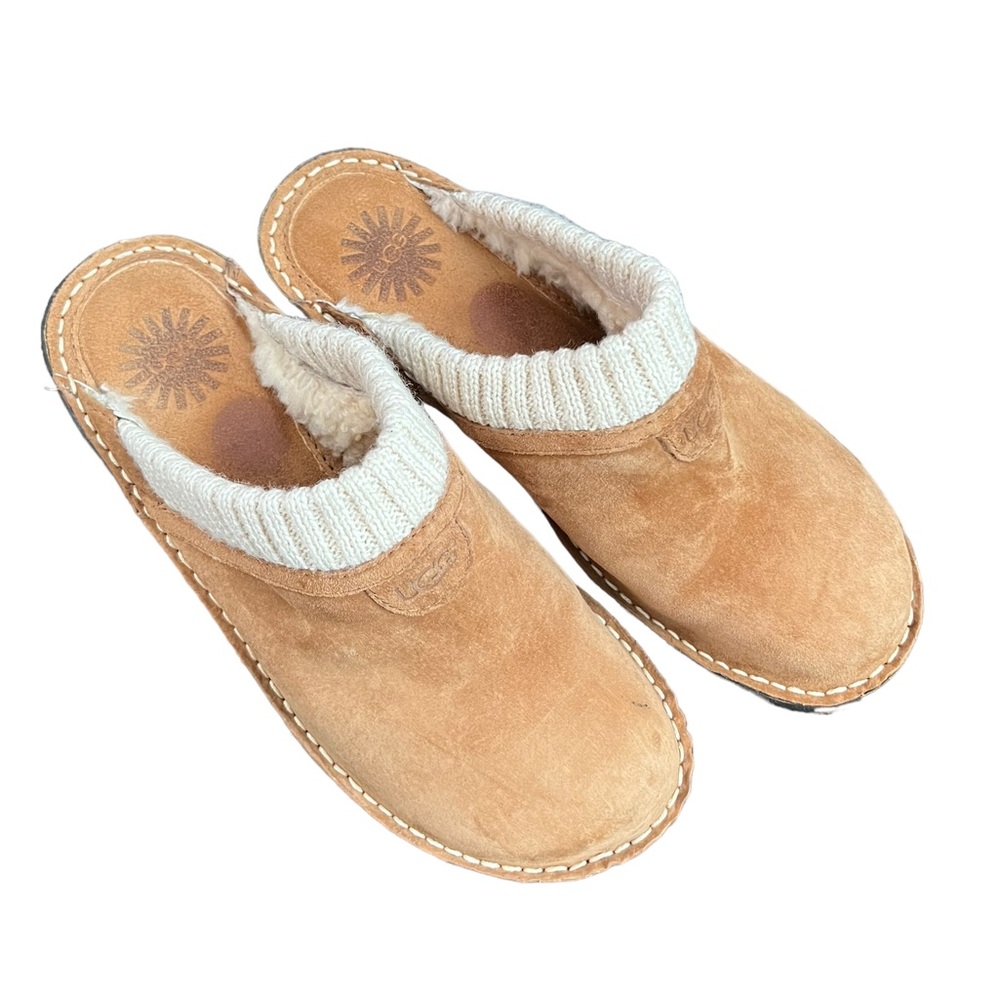 UGG Size 8 Women Gael Clogs Mule Slip On Shoes Tan